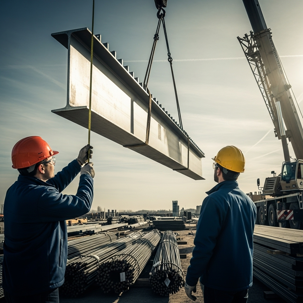 محاسبه دقیق قیمت تمام شده تیرآهن برای پروژه: راهنمای فنی + جدول وزنی